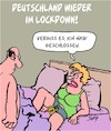 Cartoon: Deutschland im Lockdown (small) by Karsten Schley tagged corona,deutschland,krankheit,tod,krankenhäuser,lockdown,wirtschaft,business,jobs,politik,gesundheit