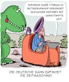 Cartoon: Die Bahn kommt!! (small) by Karsten Schley tagged deutsche,bahn,technik,zuverlässigkeit,geld,pünktlichkeit,transport,politik,management,organisation,gesellschaft,deutschland