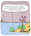 Cartoon: Die Evolution (small) by Karsten Schley tagged evolution,bioligie,geschichte,natur,umwelt,tiere,säugetiere,entwicklung,wissenschaft,business