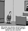 Cartoon: Enttäuscht (small) by Karsten Schley tagged kinder,monster,familie,literatur,jugend,ängste