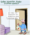 Cartoon: Erziehung (small) by Karsten Schley tagged islamismus,terrorismus,familien,erziehung,kinder,jugendämter,kindeswohl,staat,politik,gesellschaft,deutschland,europa