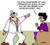 Cartoon: Evolution (small) by Karsten Schley tagged 80er,jahre,geschichte,musik,unterhaltung,mode,männer,frauen,beziehungen,ehe