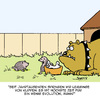 Cartoon: Evolution rockt! (small) by Karsten Schley tagged tiere,natur,evolution,lemminge,hunde,biologie,fressen