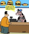 Cartoon: Frisch (small) by Karsten Schley tagged ernährung,nahrungsmittel,fleischskandal,lebensmittel,lebensmittelskandal,fastfood,landwirtschaft,tiere,essen,gesellschaft,deutschland,europa
