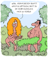 Cartoon: Glücklicher Mann (small) by Karsten Schley tagged paradies,adam,eva,bibel,religion,christentum,beziehungen,männer,frauen,mythen,legenden,märchen,sex