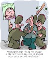 Cartoon: Heretique!! (small) by Karsten Schley tagged religion,fondamentalisme,medias,environnementalisme,climat,politique,greta,societe