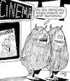 Cartoon: HORROR!! (small) by Karsten Schley tagged filme,kino,kultur,horror,medien,monster,horrorfilme,spezialeffekte,hollywood,cgi,business,technik,unterhaltung,gesellschaft