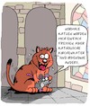 Cartoon: Katholische Kater (small) by Karsten Schley tagged kirche,katzen,missbrauch,katholizismus,religion,vertuschung,kriminalität,gesellschaft