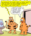 Cartoon: Katzencartoon (small) by Karsten Schley tagged katzen,ehe,beziehungen,leben,männer,frauen,gesellschaft