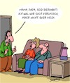 Cartoon: Keine Angst! (small) by Karsten Schley tagged familien,eltern,kinder,geld,alter