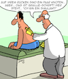 Cartoon: Knoten (small) by Karsten Schley tagged gesundheit,ärzte,patienten,knoten,simulanten,gesellschaft