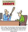 Cartoon: Komplett (small) by Karsten Schley tagged kredite,geld,schulden,kreditgeber,kreditnehmer,kreditraten,gesundheit,zinsen,gewalt,kriminalität,wirtschaftskriminalität,service