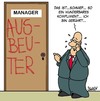 Cartoon: Kompliment (small) by Karsten Schley tagged arbeitgeber,arbeitnehmer,wirtschaft,business,jobs,kapitalismus,ausbeutung,geld,arbeit