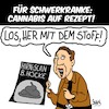 Cartoon: Legaler Stoff (small) by Karsten Schley tagged politik,afd,höcke,gesundheit,drogen,cannabis,wahlen,rechtsextremismus,populismus,faschismus,gesellschaft,deutschland
