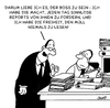 Cartoon: Macht (small) by Karsten Schley tagged arbeitgeber,arbeitnehmer,mobbing,wirtschaft,jobs,business,arbeit,karriere