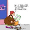 Cartoon: Mahlzeit... (small) by Karsten Schley tagged ernährung,supermärkte,einzelhandel,terror,selbstmordttentäter,kriminalität,gesellschaft