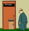 Cartoon: Manager (small) by Karsten Schley tagged wirtschaft,business,arbeitnehmer,arbeitgeber,geld,gesellschaft