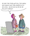 Cartoon: Masks and Garlic (small) by Karsten Schley tagged coronavirus,pandemic,food,masks,medical,social,issues,death,men,women,families,relationships,marriage