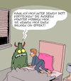 Cartoon: Mobbing ist grausam! (small) by Karsten Schley tagged mobbing,monster,kinder,horror,comics,filme,literatur,medien,kultur,gesellschaft