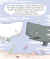 Cartoon: Moby der Wal (small) by Karsten Schley tagged literatur,liebe,wale,medien,filme,comics,rassismus,meere,tiere,natur,gesellschaft