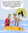 Cartoon: Monarchie (small) by Karsten Schley tagged monarchie,könige,monarchiegegner,politik,demokratie