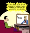 Cartoon: Nachrichten (small) by Karsten Schley tagged tv,fernsehen,fernsehnachrichten,medien,journalismus,fernsehzuschauer,wiederholungen