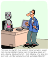 Cartoon: Neue Technik (small) by Karsten Schley tagged ki,jobs,forschung,wissenschaft,fortschritt,arbeitgeber,arbeitnehmer,wirtschaft,business,hr,gesellschaft