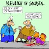 Cartoon: Neulich... (small) by Karsten Schley tagged nazis,ostdeutschland,gewalt,terrorismus,kriminalität,rassismus,politik,demokratie,gesellschaft