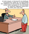 Cartoon: Opprtunite enorme! (small) by Karsten Schley tagged travail,employeurs,employes,carriere,perspectives,solutions,strategies,finances,licenciements,societe