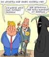 Cartoon: Optimismus (small) by Karsten Schley tagged trump,biden,usa,wahlen,alter,politik,demokraten,republikaner,gesellschaft