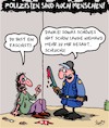Cartoon: Polizei!!! (small) by Karsten Schley tagged polizei,politik,polizeigewalt,rechtsextremismus,justiz,staat,gesellschaft
