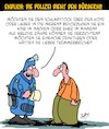 Cartoon: Polizei macht Dienst am Bürger! (small) by Karsten Schley tagged polizei,polizeigewalt,demonstrationen,politik,demokratie,gesetze,willkür,korpsgeist,bürgerrechte,gesellschaft