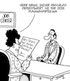 Cartoon: Prädestiniert (small) by Karsten Schley tagged ausbildung,uni,abschluss,lernen,jobs,arbeit,jobcenter,karriere,qualifikation,kompetenz,wirtschaft,politik,gesellschaft