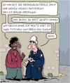 Cartoon: Racial Profiling (small) by Karsten Schley tagged racial,profiling,drogen,rassismus,politik,business,polizei,dealer,gesellschaft,deutschland