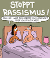 Cartoon: Rassismus (small) by Karsten Schley tagged rassismus,politik,gesellschaft,wahlen,rechtsruck,afd,deutschland,europa,usa