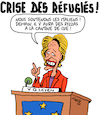 Cartoon: Soutien (small) by Karsten Schley tagged migration,ue,frontieres,politique,italie,medieterranee