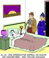 Cartoon: Tödliche Mischung (small) by Karsten Schley tagged ehe,partnerschaft,liebe,kriminalität,männer,frauen,polizei