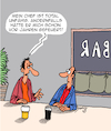 Cartoon: Total unfähig!! (small) by Karsten Schley tagged arbeit,wirtschaft,jobs,arbeitgeber,arbeitnehmer,karriere,kompetenz,management,vorgesetzte,pubs,bars,gesellschaft,soziales