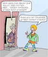Cartoon: Trauer (small) by Karsten Schley tagged ehe,liebe,männer,frauen,witwen,tod,trauer,kleidung,normen,gesellschaft