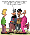 Cartoon: Trois Avocats (small) by Karsten Schley tagged avocats,justice,droit,lois