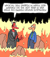 Cartoon: Urlaub (small) by Karsten Schley tagged arbeitgeber,arbeitnehmer,jobs,lebensqualität,leben,tod,hölle,gesellschaft