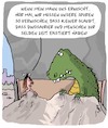 Cartoon: Verwischte Spuren (small) by Karsten Schley tagged prähistorisches,vorzeit,menschen,dinosaurier,liebe,fremdgehen,beziehungen,männer,frauen,ehe,geschichte,gesellschaft