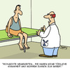 Cartoon: Voll schlimm!! (small) by Karsten Schley tagged ärzte,patienten,gesundheit,krankheiten,krankenhäuser,tod,leben,arbeit,arbeitsplatz,wirtschaft,neuigkeiten,jobs,arbeitgeber,arbeitnehmer