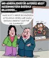 Cartoon: Willkommen neue Regierung! (small) by Karsten Schley tagged regierung,aussenministerin,grüne,ampel,baerbock,uno,politik,gesellschaft