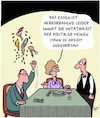 Cartoon: Ziviler Ungehorsam (small) by Karsten Schley tagged klima,ungehorsam,widerstand,restaurants,gastronomie,umwelt,politik,politiker