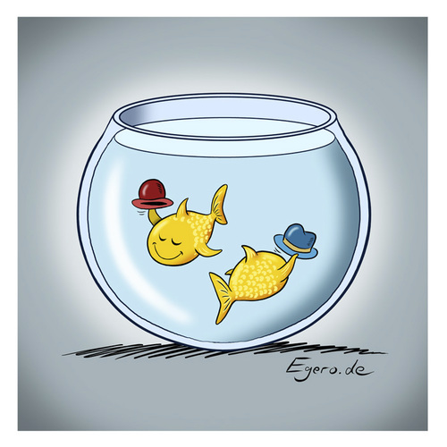 Cartoon: Nice to meet you (medium) by Egero tagged fische,egero