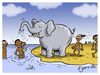 Cartoon: native toilet system (small) by Egero tagged toilet energiesparen elefant egero eger