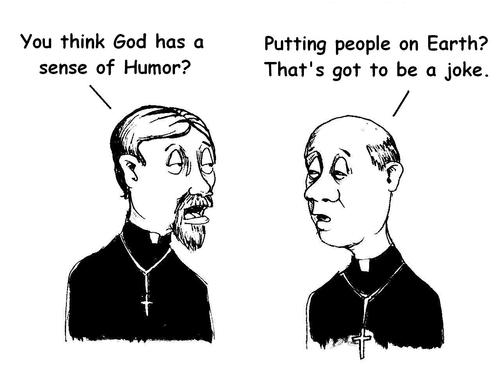 Cartoon: Religous Cynics. (medium) by urbanmonk tagged philosophy,religion