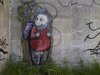Cartoon: I have no idea where Im going (small) by urbanmonk tagged graffitti,street,art,wheat,paste,ups,australia,melbourne,loneliness,isolation