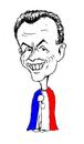 Cartoon: Nicolas Sarkozy (small) by urbanmonk tagged polticians
